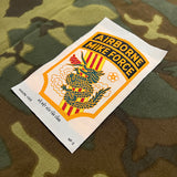 ARVN AIRBORNE MIKE FORCE WOVEN PATCH