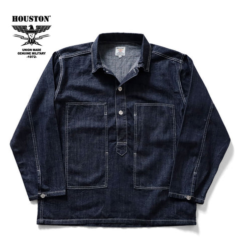 HOUSTON - WW2 US ARMY DENIM PULLOVER WORK SHIRT