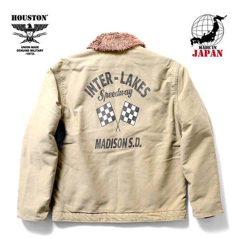HOUSTON - CUSTOM N-1 SPEEDWAY DECK JACKET (FLAG)