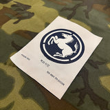 ROK ARMY " WHITE HORSE " 9th DIVISION SILK STYLE WOVEN PATCH