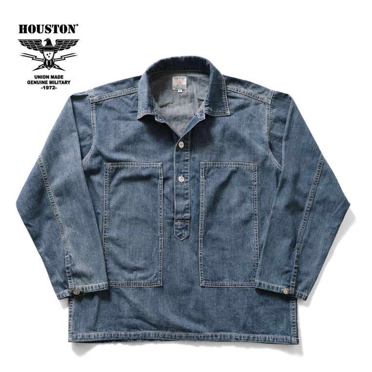 HOUSTON - WW2 US ARMY DENIM PULLOVER WORK SHIRT – MIMURA YOKO