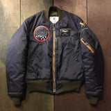  【uscountrystore】-  BIRDIE MADEBIRDIE MADE B-15C(MOD) FLIGHT JACKET, Para Lining, Nationalist Chinese Air Force 34th SQ "BLACK BATS" 1955