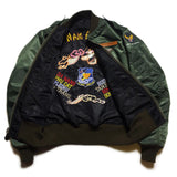  【uscountrystore】-  BIRDIE MADEBIRDIE MADE AAF L-2 / VNAF L-2B FLIGHT JACKET, D-POCKET, REVERSIBLE, CUSTOM ORDER