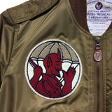  【uscountrystore】-  BIRDIE MADEBIRDIE MADE L-2 Flight Jacket, 504th Parachute Infantry Regiment, Used Sample