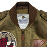  【uscountrystore】-  BIRDIE MADEBIRDIE MADE L-2 Flight Jacket, 504th Parachute Infantry Regiment, Used Sample