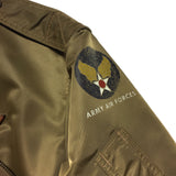  【uscountrystore】-  BIRDIE MADEBIRDIE MADE L-2 Flight Jacket, 504th Parachute Infantry Regiment, Used Sample