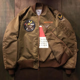  【uscountrystore】-  BIRDIE MADEBIRDIE MADE L-2 FLIGHT JACKET, C.B.I. 373rd BOMB SQ, THEATER MADE STYLE 1945