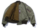  【uscountrystore】-  BIRDIE MADEBIRDIE MADE L-2 (MOD) FLIGHT JACKET, BLANKET LINING, Nationalist Chinese Air Forces, 1953