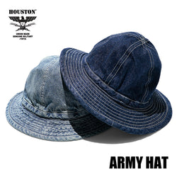 HOUSTON -  ARMY DENIM HAT #6677