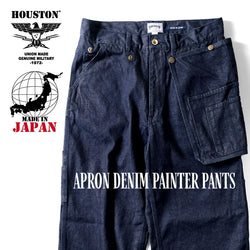 HOUSTON - APRON DENIM PAINTER PANTS  #10017