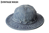 HOUSTON -  ARMY DENIM HAT #6677