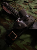 ARVN LOCAL MADE .38/.45 M1911 HOLSTER BELT