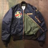  【uscountrystore】-  BIRDIE MADEBIRDIE MADE L-2A FLIGHT JACKET, 449TH FTR SQ, POST WW2 1947, CUSTOM ORDER