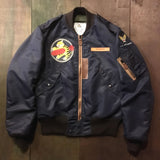  【uscountrystore】-  BIRDIE MADEBIRDIE MADE L-2A FLIGHT JACKET, 449TH FTR SQ, POST WW2 1947, CUSTOM ORDER