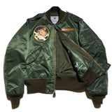  【uscountrystore】-  BIRDIE MADEBIRDIE MADE L-2 FLIGHT JACKET, C.B.I. 449TH FTR SQ, TEST SAMPLE 1945, CUSTOM ORDER