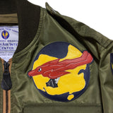  【uscountrystore】-  BIRDIE MADEBIRDIE MADE L-2 FLIGHT JACKET, C.B.I. 35th PHOTO RECON SQ, THEATER MADE STYLE 1945