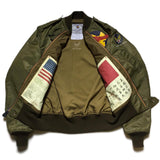  【uscountrystore】-  BIRDIE MADEBIRDIE MADE L-2 FLIGHT JACKET, C.B.I. 35th PHOTO RECON SQ, THEATER MADE STYLE 1945