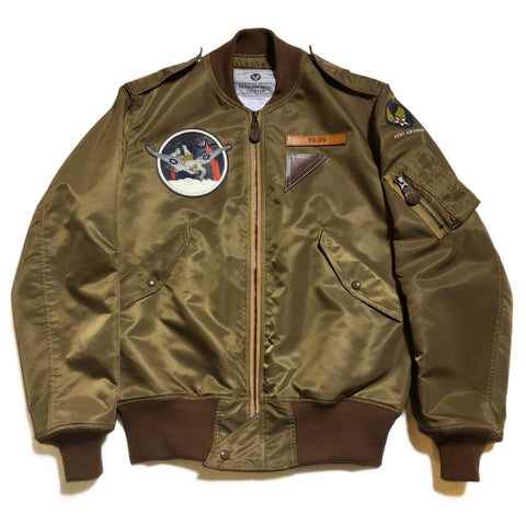  【uscountrystore】-  BIRDIE MADEBIRDIE MADE L-2 FLIGHT JACKET, C.B.I. CACW, Nationalist Chinese Air Force 32nd FTR SQ, 1945, CUSTOM ORDER