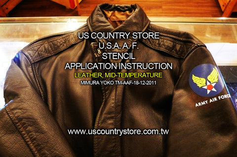 The army air clearance corps leather flight jacket