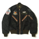  【uscountrystore】-  BIRDIE MADEBIRDIE MADE L-2B FLIGHT JACKET, VIETNAM AIR FORCE/ ARVN AIRBORNE, REVERSIBLE, CUSTOM ORDER