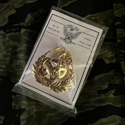 VNMC TQLC BRASS BADGE for Tiger Stripes Field Cap