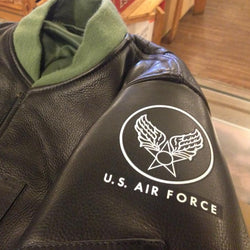 USAF U.S. AIR FORCE IRON-DECAL for A-2 LEATHER JACKET