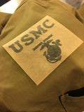 USMC IRON ON DECAL