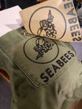 US NAVY SEABEES IRON ON DECAL